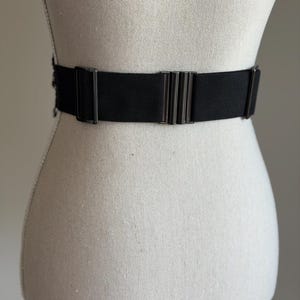 Gothic Waist Cincher, Black lace corset belt, Underbust corsets, Vampire costume, Dark Which belt, Victorian corset top, Transparent corset, Moon celestial waist corset wedding alternative