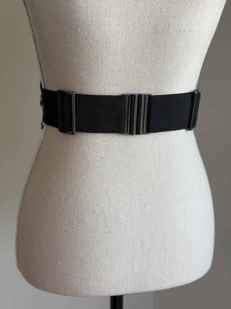 Gothic Waist Cincher, Black lace corset belt, Underbust corsets, Vampire costume, Dark Which belt, Victorian corset top, Transparent corset, Moon celestial waist corset wedding alternative