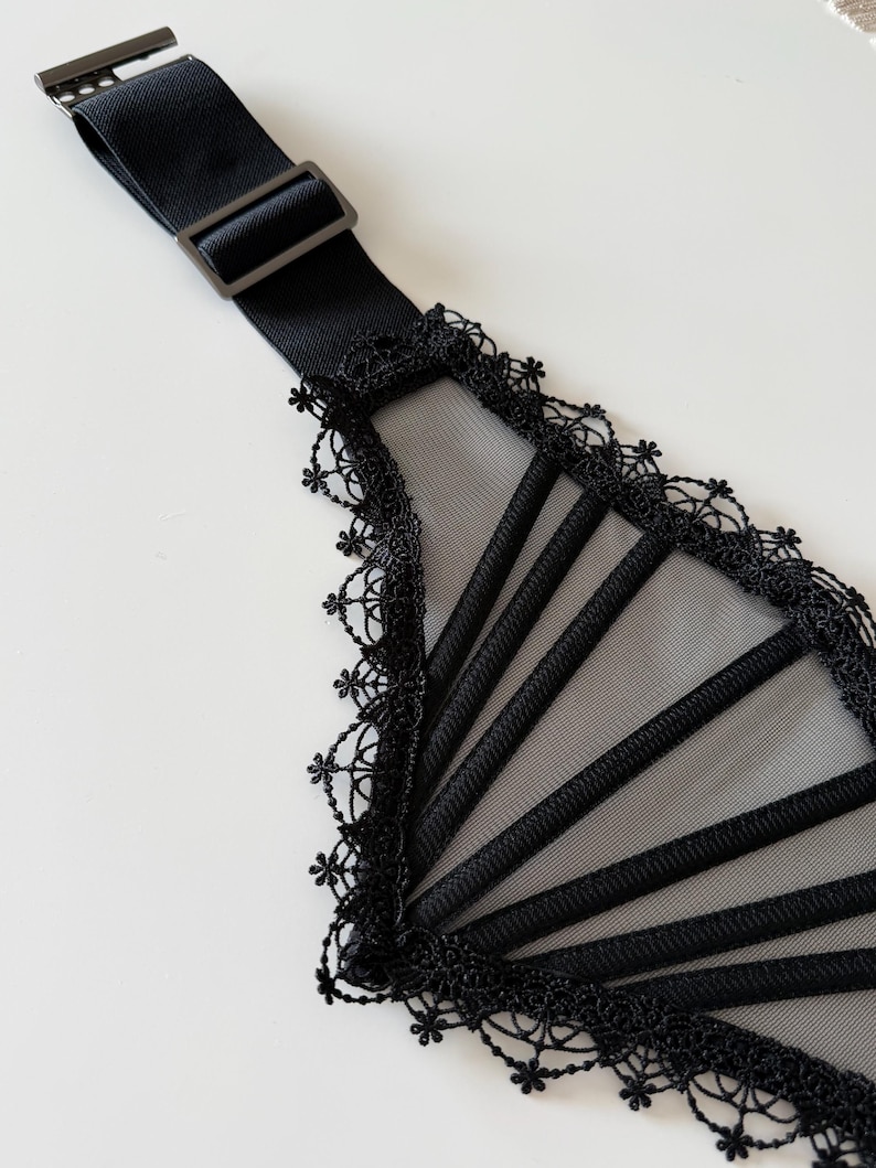 Mesh corset belt, Black lace waist underbust corset, Gothic cross bridal corset top, Renaissance wedding corset, Witchy accessories gift