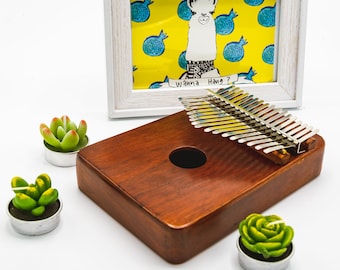 Kalimba de madera maciza (17 notas)