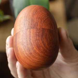 Large Wood Egg Shaker Musical Percussion Instrument