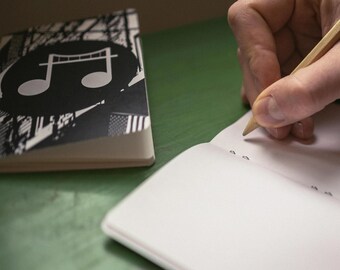 Cuaderno diario con páginas en blanco y logotipo de la tienda, paquete de 2
