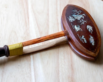 Castañuelas de madera con efecto langosta