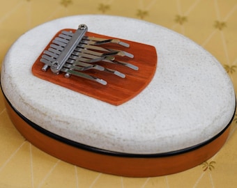 Piano de pulgar Sansula Kalimba Mbira grande de 9 notas