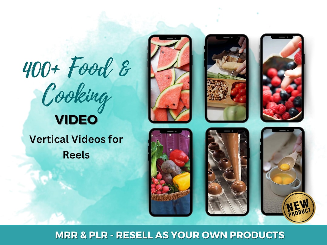 Food Video Content Cooking Reel Bundle Pack Instagram Inspiration ...