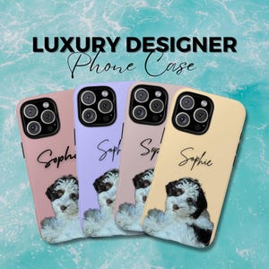Custom Pet Portrait Phone Case: Personalized Dog & Cat Gift