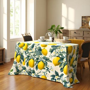 Zitronen Print Baumwollstoff: Benutzerdefinierte Zitrus Muster, Näh- & Quiltmaterial