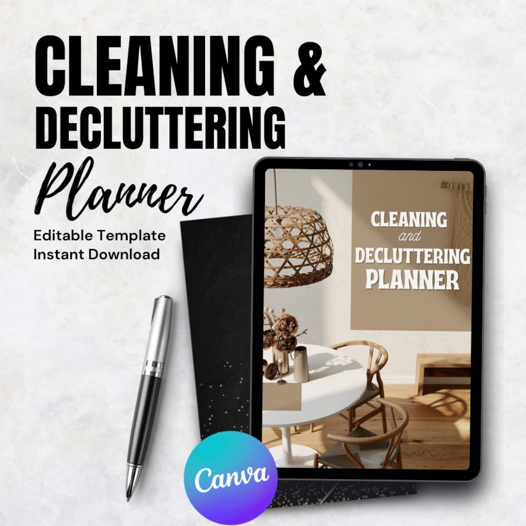 Printable Home Organization Planner | Declutter Like a Pro | Includes ...