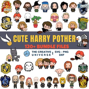 Wizarding World SVG Bundle, Magic School Clipart, Cricut Files (Digital Download)