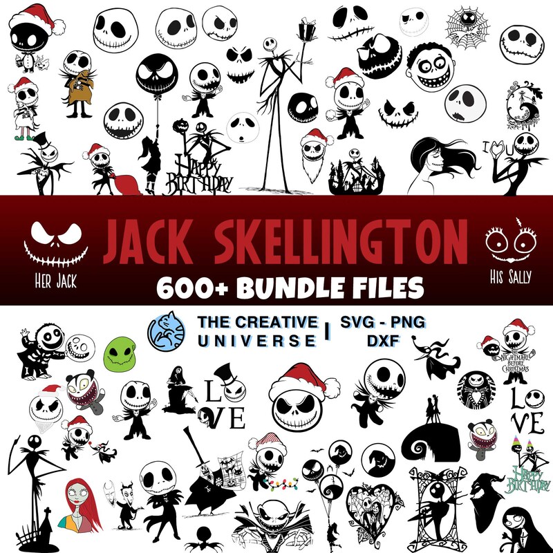 Jack Skellington Silhouette - Etsy
