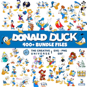 Donald duck Svg bundle ,Cricut, png , dxf