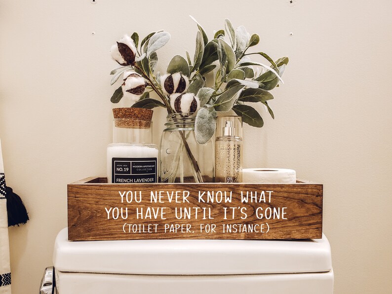 Oh My God Becky Bathroom Box Farmhouse Bathroom Wood Box Etsy