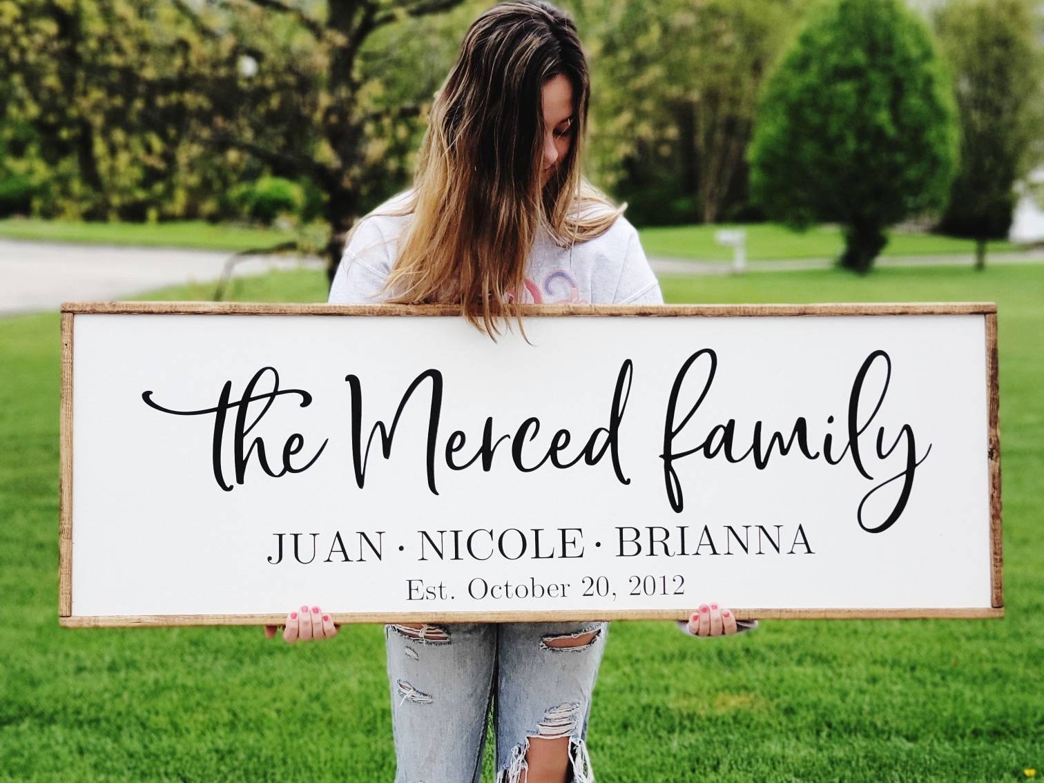 Last Name Sign Family Established Sign Family Name Sign Etsy Australia