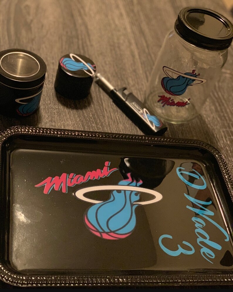5pc Miami Heat inspired rolling set
