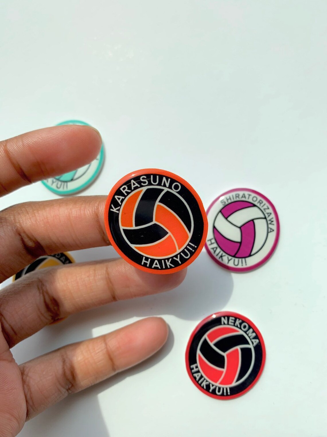Anime Volleyball Pins Etsy