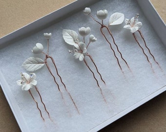 ERIN Floral Bridal Hairpins