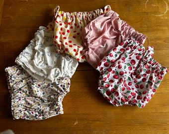 Two 100% cotton handmade baby/children's Bloomers