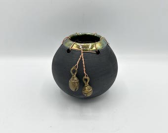 Raku Vase