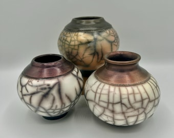 Little Naked Raku Vases