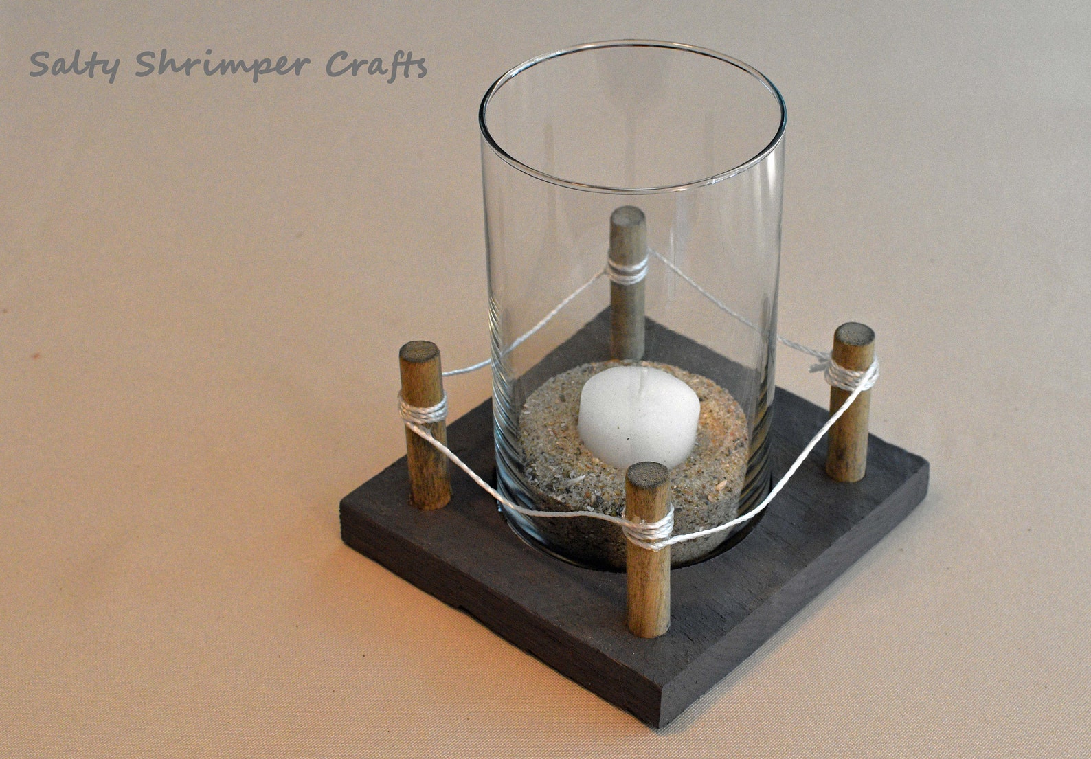 Dock Post Hurricane Candle Etsy