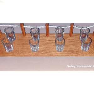 Dock Post Shot Glass Holder (8 Glass)