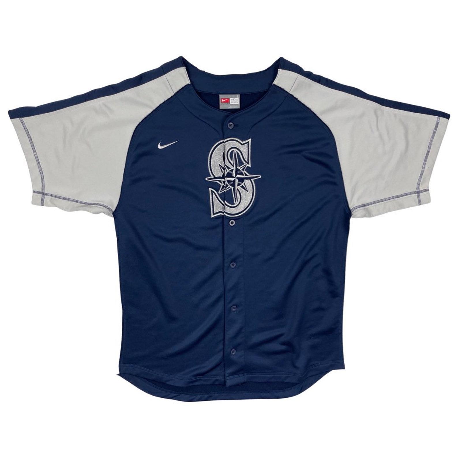 Vintage Nike Seattle Mariners Jersey Etsy