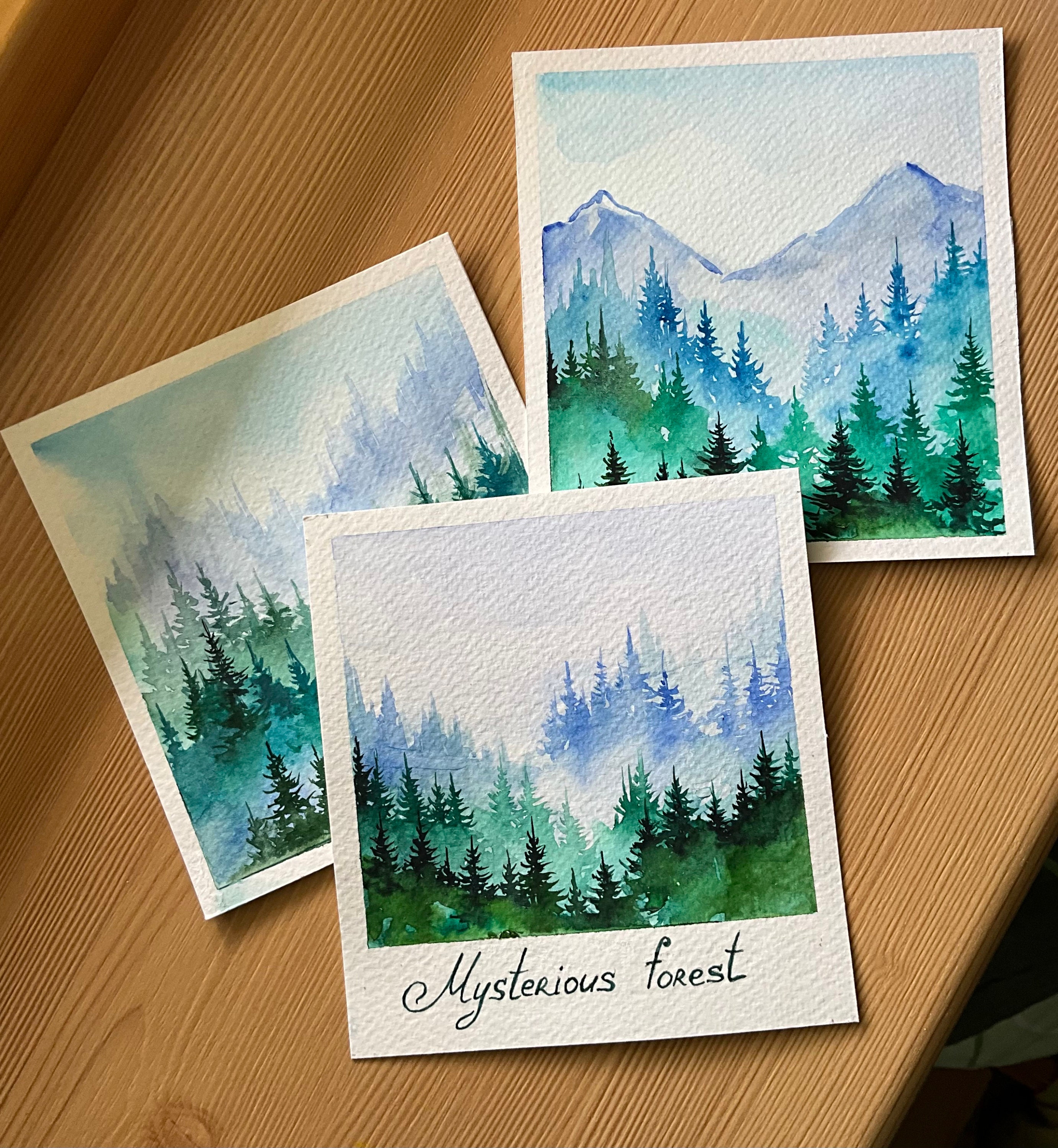 Expert Watercolor Postcards, 100% Cotton, 4 x 5.75” - Set of 30