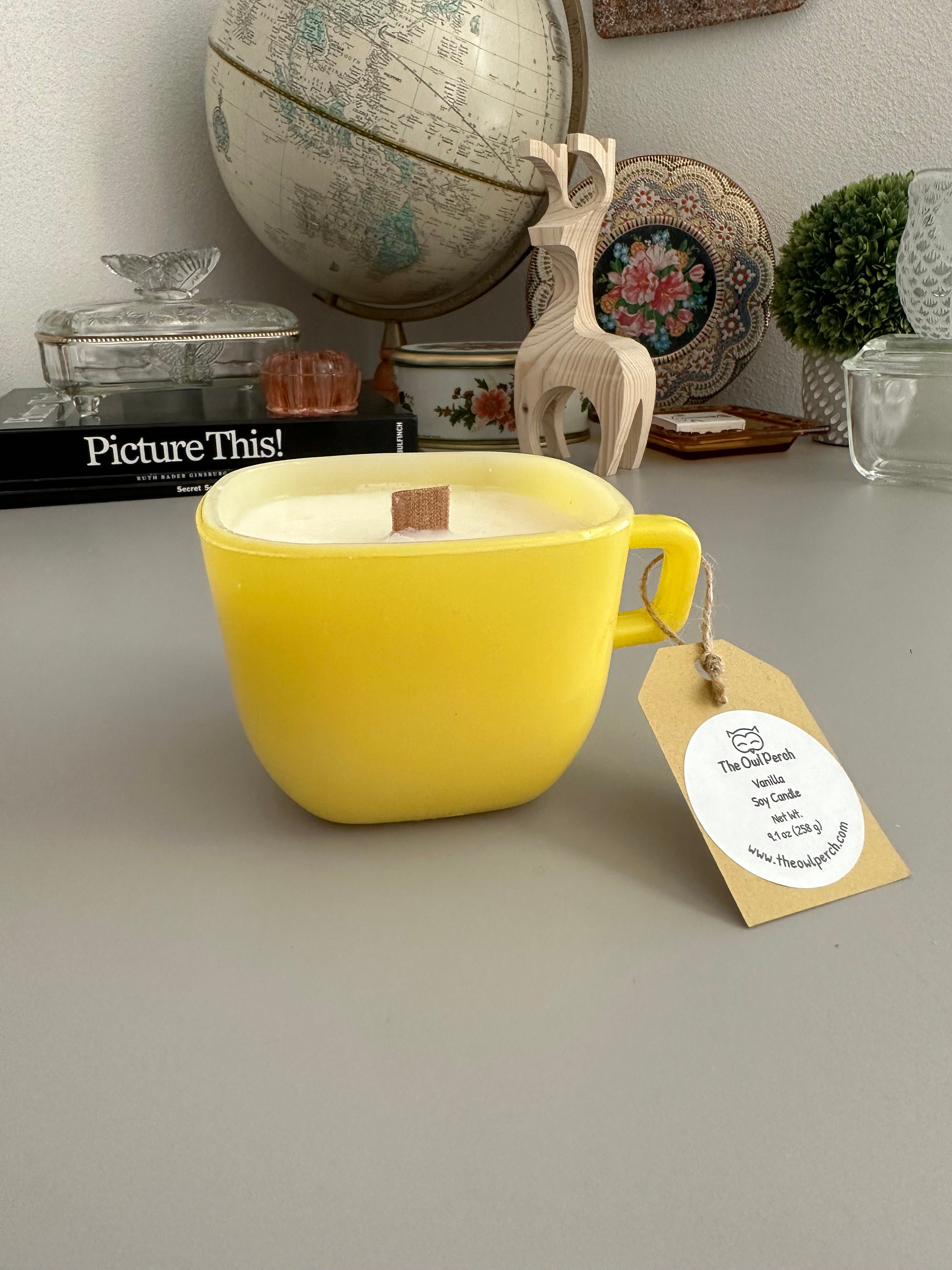 Glasbake Square Mugs - Etsy