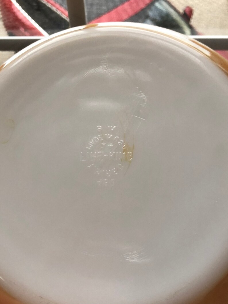 Vintage Fire King Peach Luster Ware 9 Inch Pie Plate