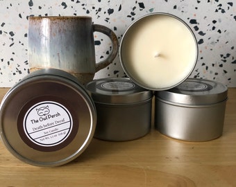 Death Before Decaf Coffee Scented Soy Candle