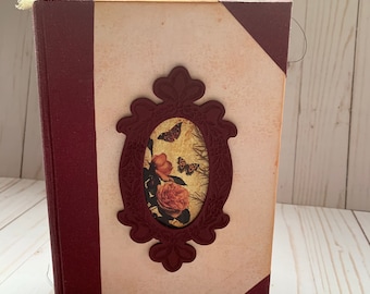 One-of-a-kind Handcrafted Junk Journal, Handmade Journal