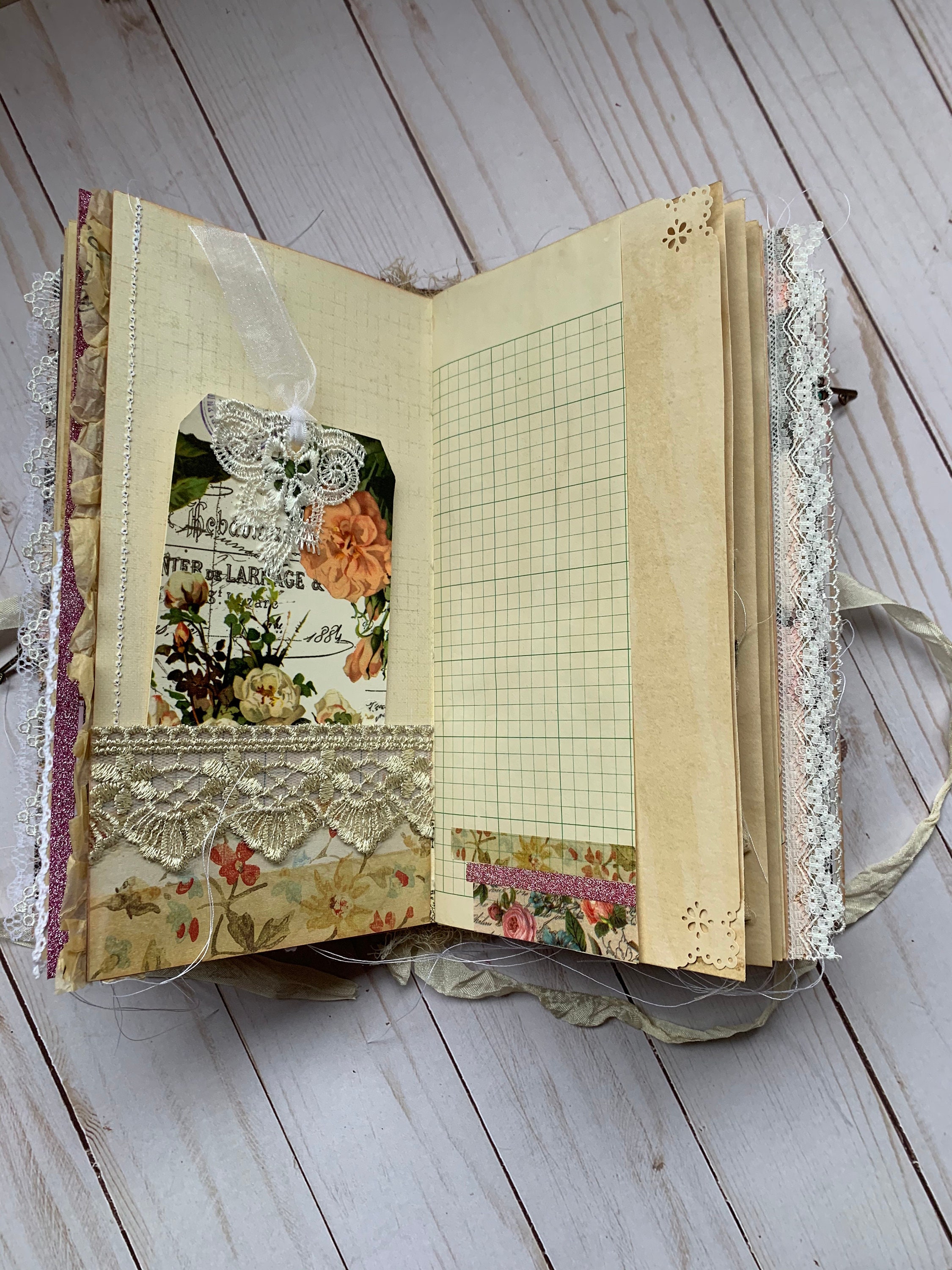 Traveler #39 s Notebook Journal Handmade One of a Kind Junk Etsy Traveler #39 s Notebook Journal Handmade One of a Kind Junk Etsy