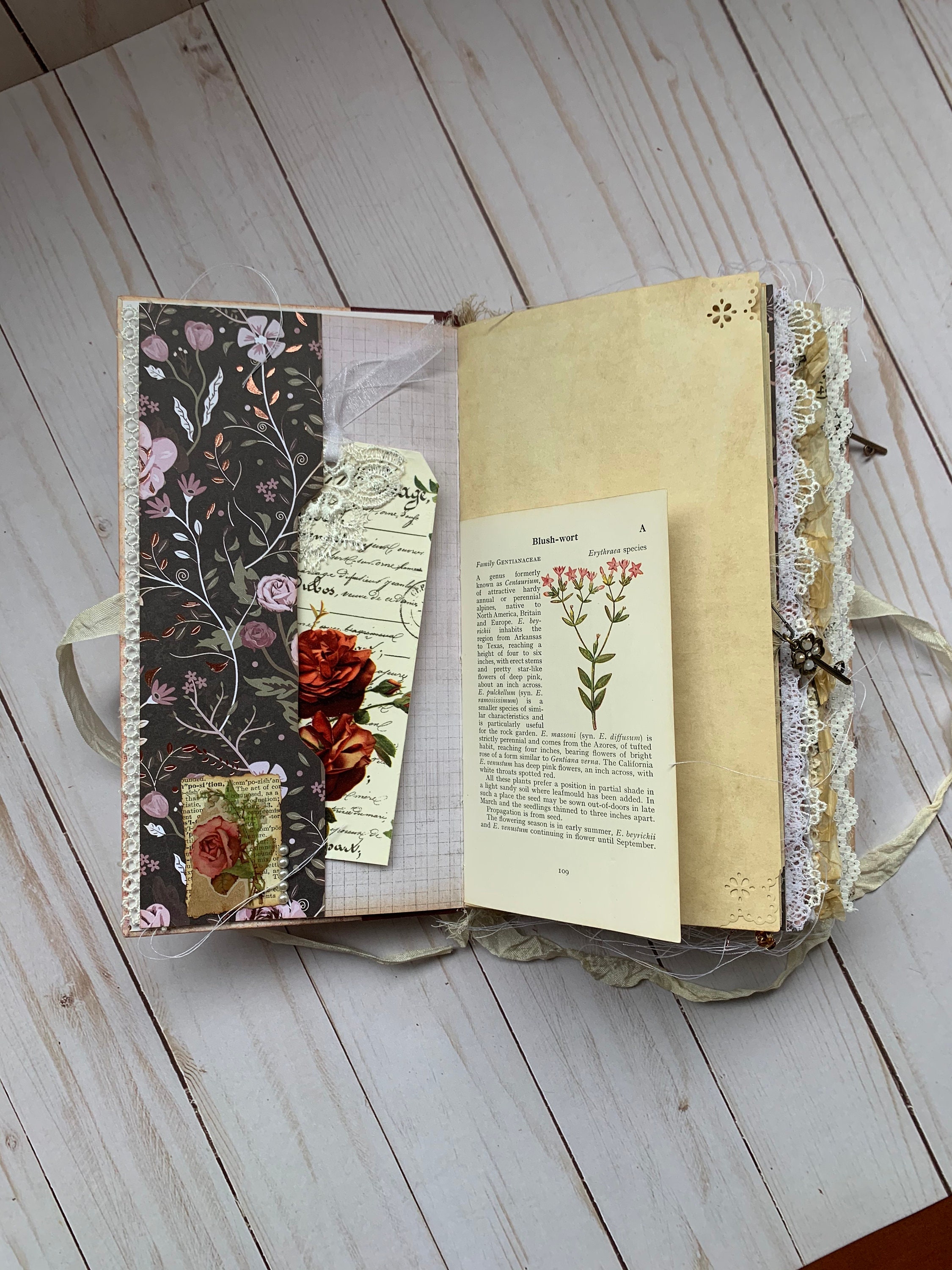 Traveler's Notebook Journal Handmade One of a Kind Junk - Etsy