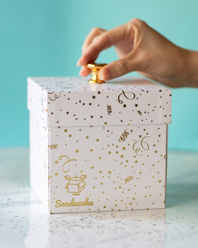 Birthday Cake Explosion Box Birthday Gift Etsy