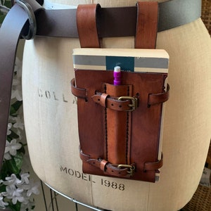 Fondina per libri con passanti per cintura per Ren Faire, LARP, Cosplay, taglia normale