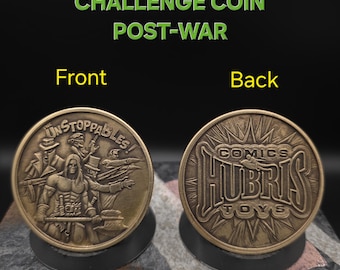 Fallout The Unstoppables Brass Challenge Coin