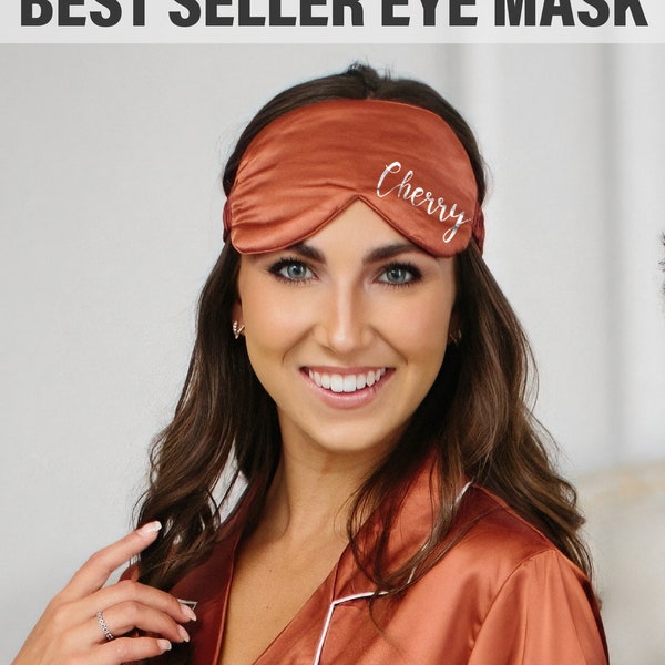 Personalized Eye Mask for Bridal Party, Bachelorette Party Eye Mask, Custom Eye Mask Sets