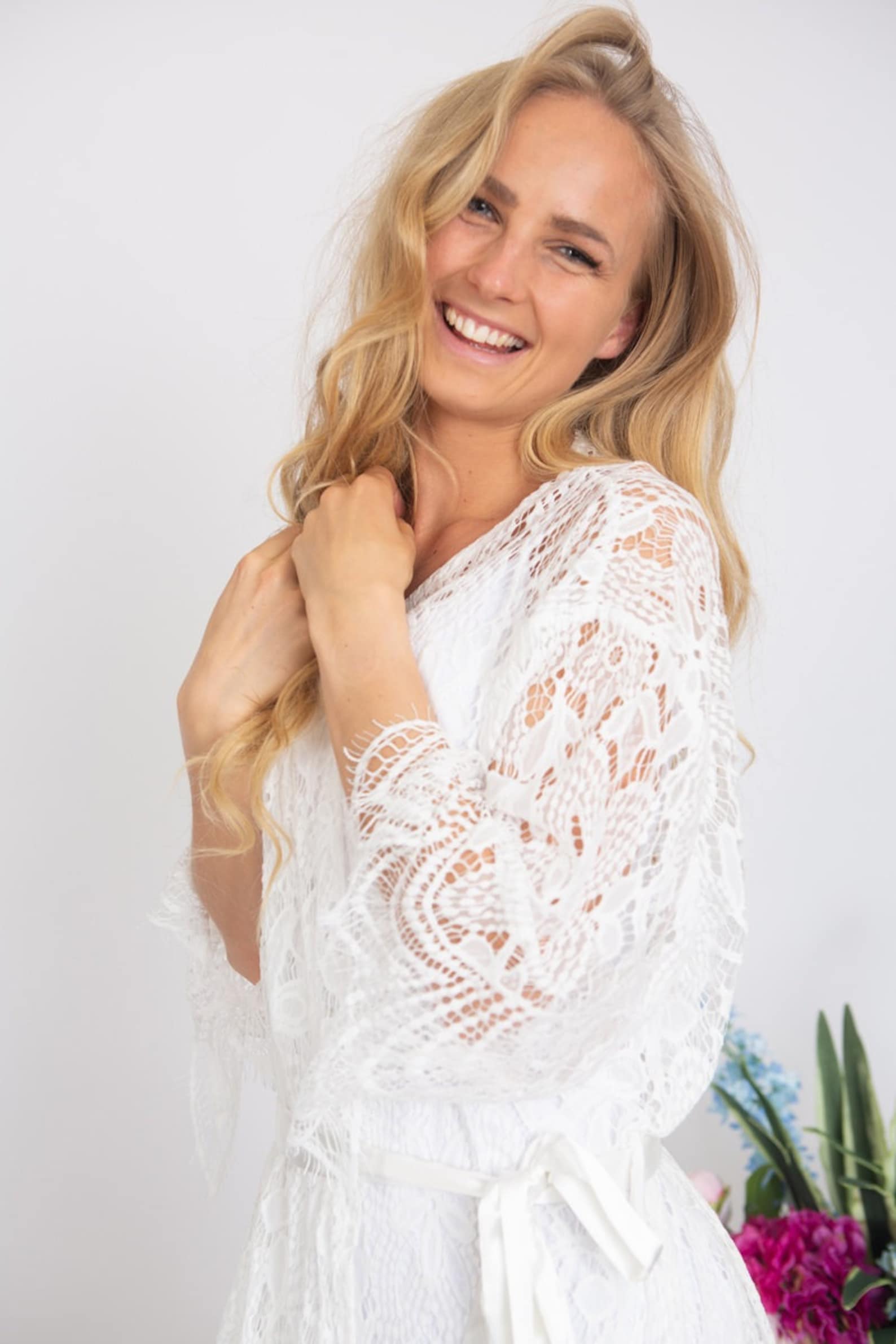 Long Lace Bridal Robe Lace Robe Long Lace Robe Bride Robe Etsy Australia