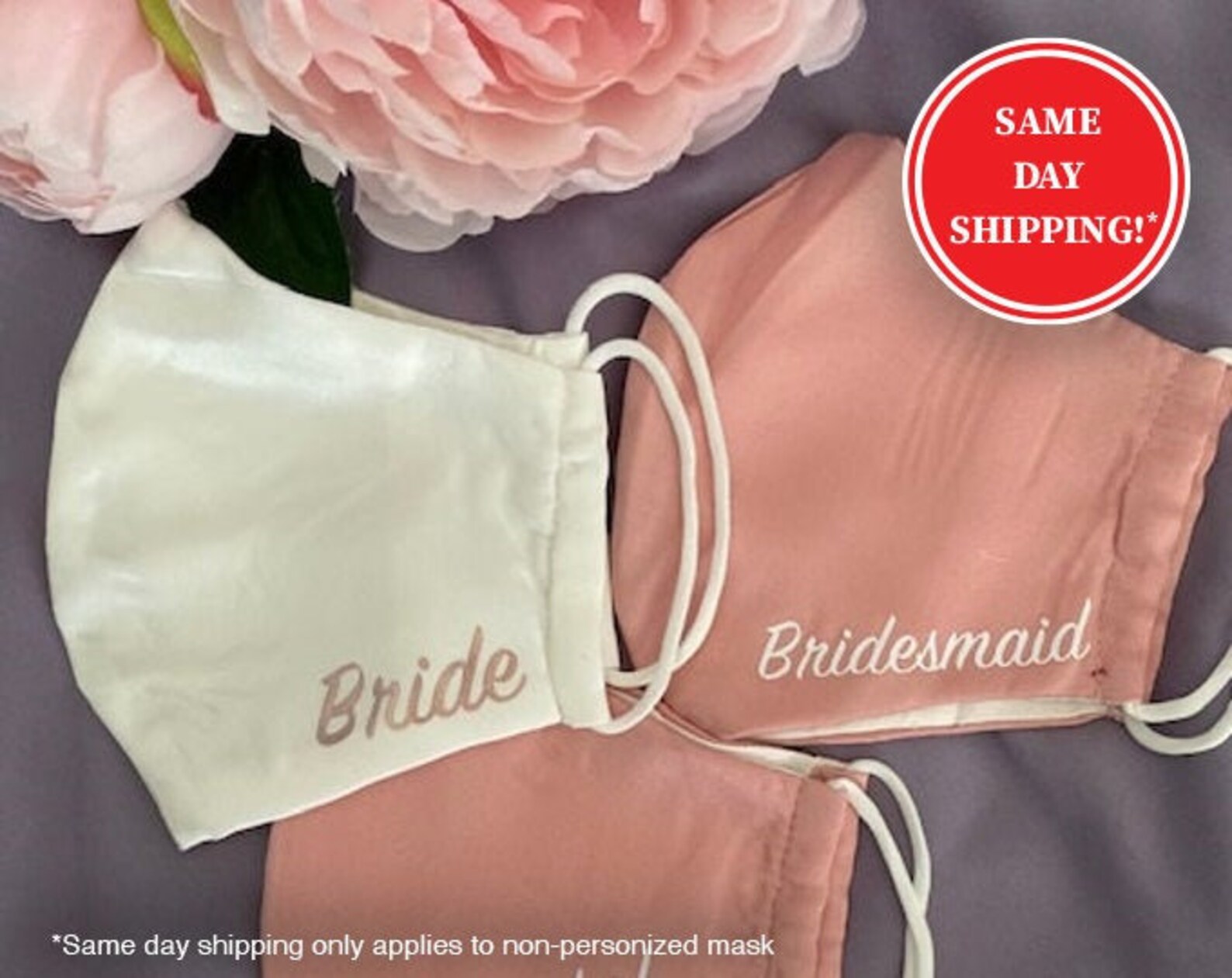 Bridal Party Face Mask Bridesmaids Face Mask Wedding Face Etsy