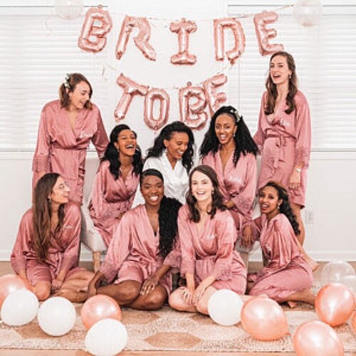 Bridesmaid Robes Set of 6 Bridal Party Robes Bridesmaid Etsy