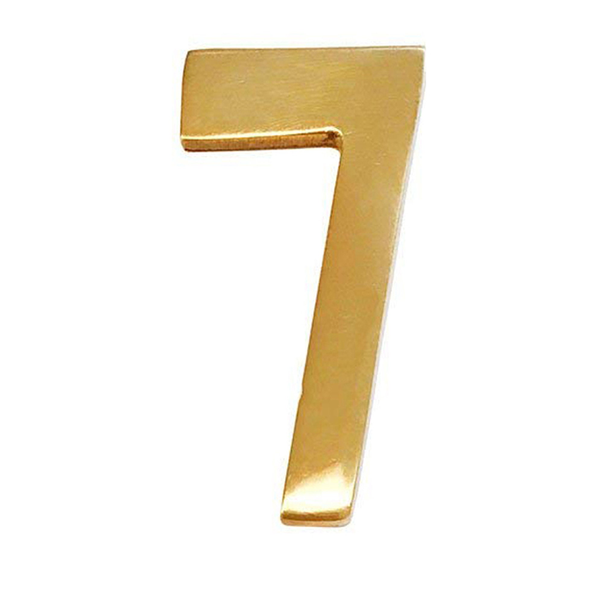 2 Inch Brass Mailbox Numbers – Self Adhesive Williamsburg Font - Etsy