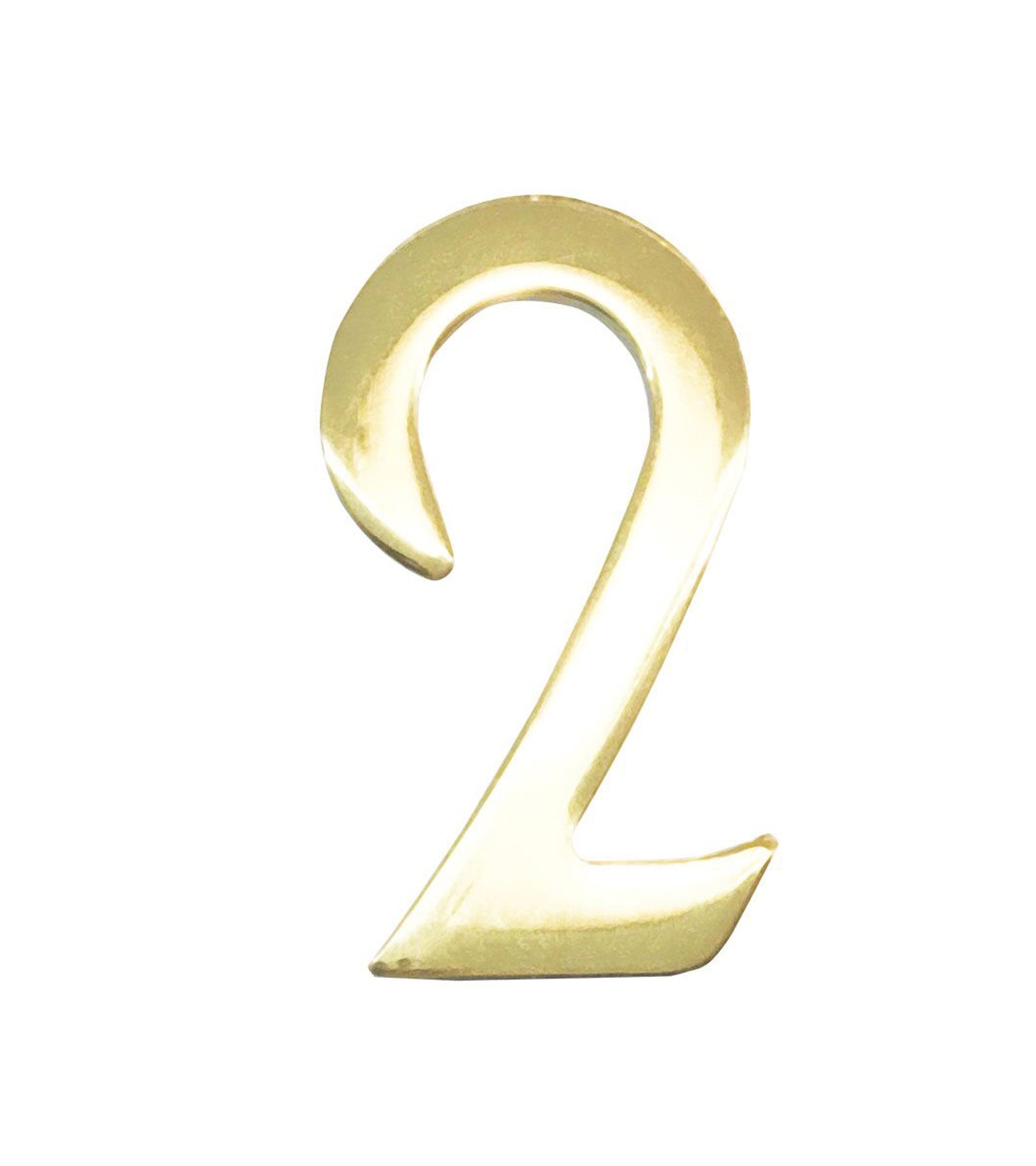 3 Inch Brass Mailbox Numbers 09 Self Adhesive Floating Etsy