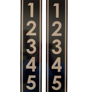 Reflective Aluminum House Number Plaques, Address Sign, Easy to Read ...