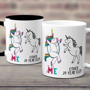 29th Birthday Gift, 29th Birthday Coffee Mug, Birthday Gift for 29 Year Old, Gift for Her