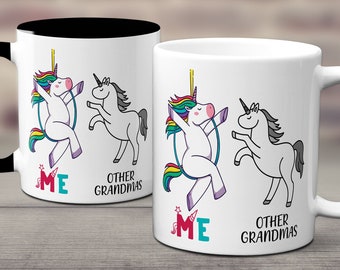 Grandma Unicorn Coffee Mug: Novelty Gift for Grandma
