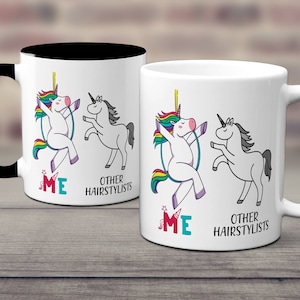 Funny Hairstylist Gift - Hair Stylist Gift, Hairstylist Mug, Hair Dresser Gift, Other Hairstylist You, Hairdresser Gifts Hairstylist Unicorn