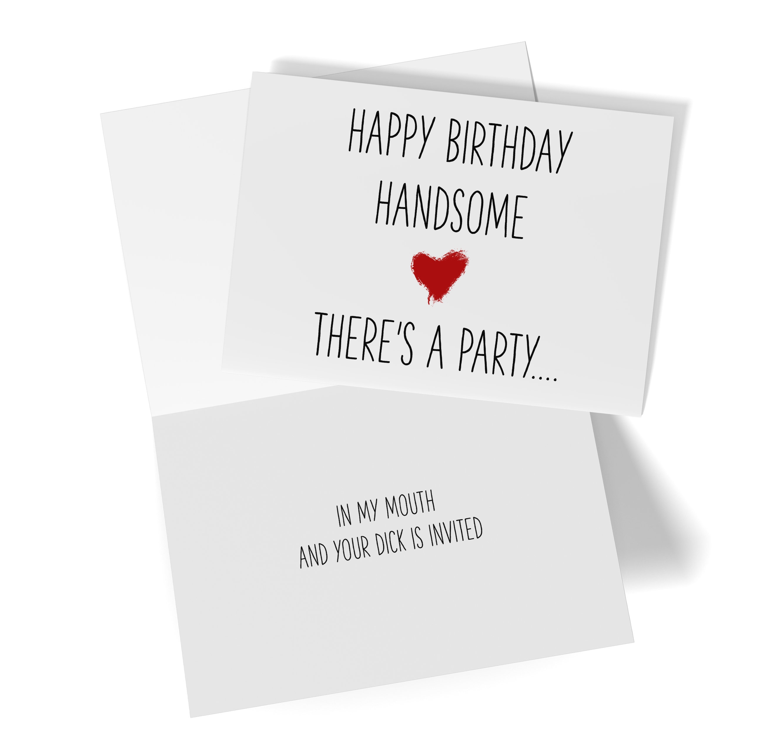 Dirty Birthday Card for Him Cards for Husband Boyfriend Etsy