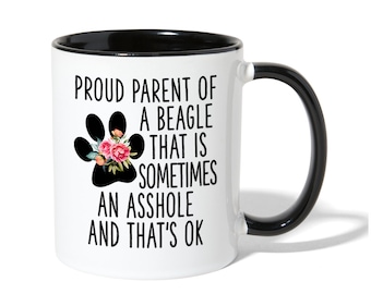 Beagle Gifts For Women | Beagle Mom Mug | Beagle Coffee Mug | Beagle Lover | Beagle Mom Mug | Custom Ceramic Coffee Mug