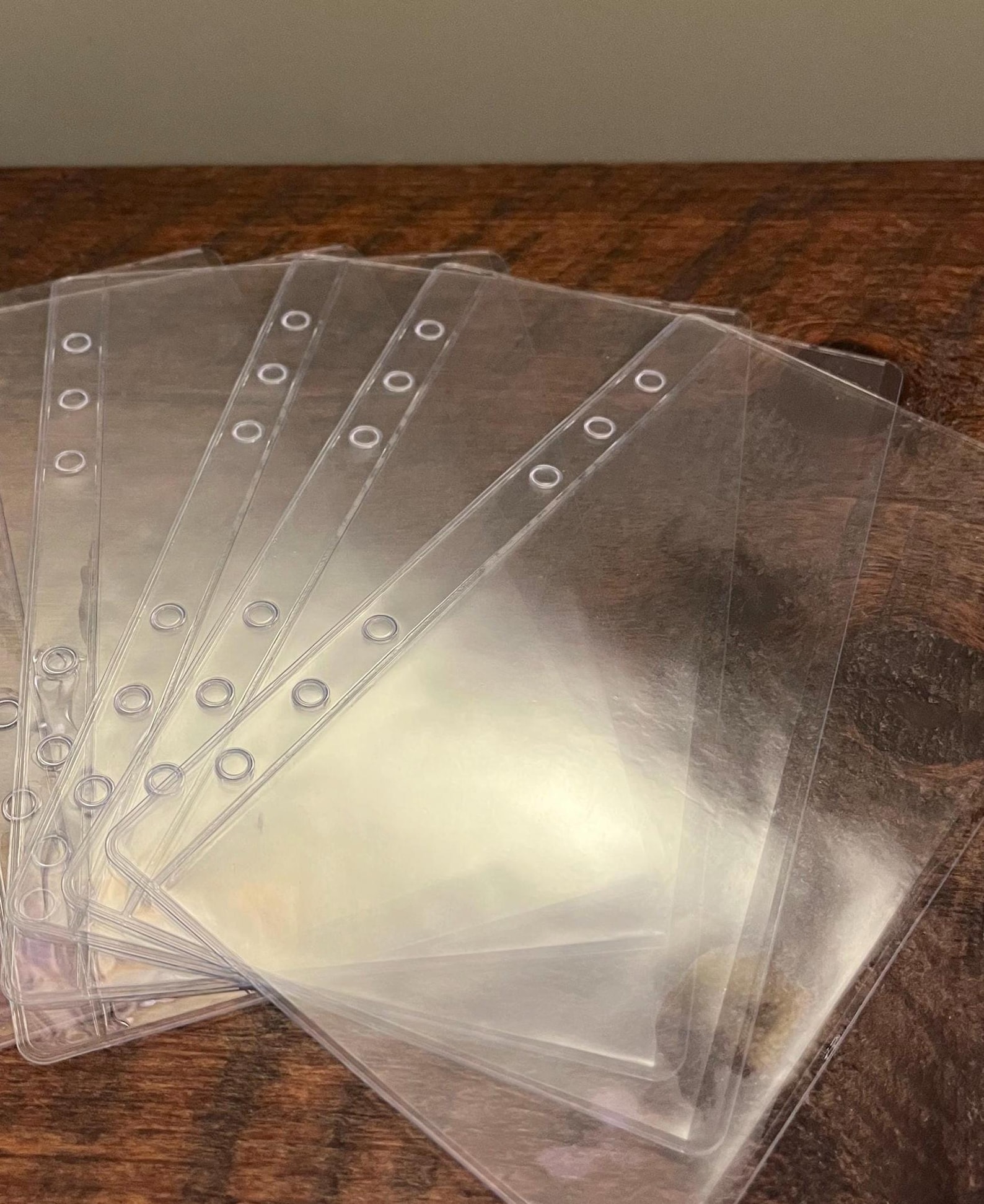 A6 Clear PVC Pockets Only, Inserts for Binder - Etsy