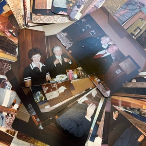 Retro 1970s 1980s Old Photos Assorted Grab Bag Mystery Set of one Dozen Pictures Vintage RetroJunk Journal Photography Photo Albums Colored